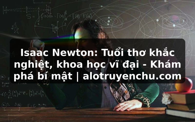 Truyện Tranh Isaac Newton: Tuổi thơ khắc nghiệt, khoa học vĩ đại - Khám phá bí mật | alotruyenchu.com