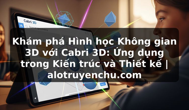 Truyện Tranh Khám phá Hình học Không gian 3D với Cabri 3D: Ứng dụng trong Kiến trúc và Thiết kế | alotruyenchu.com
