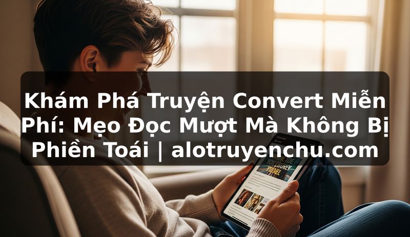 Truyện Tranh Khám Phá Truyện Convert Miễn Phí: Mẹo Đọc Mượt Mà Không Bị Phiền Toái | alotruyenchu.com