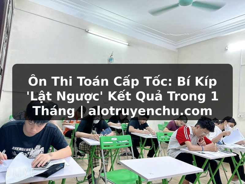 Truyện Tranh Ôn Thi Toán Cấp Tốc: Bí Kíp 'Lật Ngược' Kết Quả Trong 1 Tháng | alotruyenchu.com