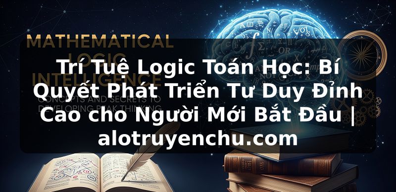 Truyện Tranh Trí Tuệ Logic Toán Học: Bí Quyết Phát Triển Tư Duy Đỉnh Cao cho Người Mới Bắt Đầu | alotruyenchu.com